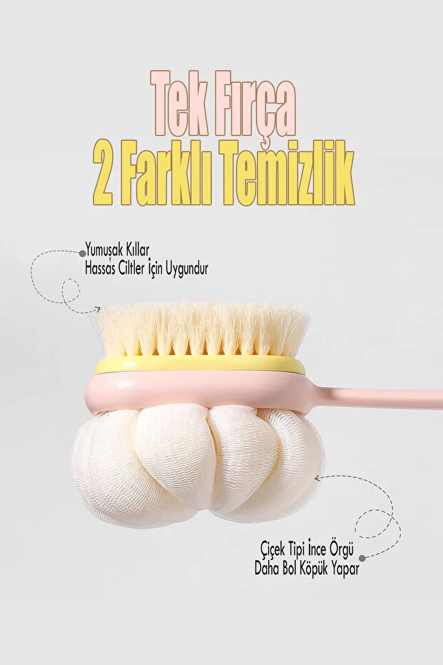 Tek fırça 2 farklı temizlik